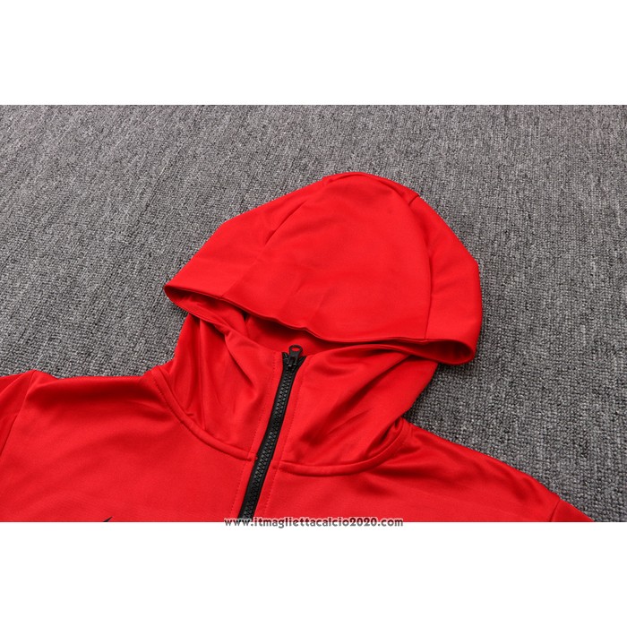 Tuta da Track con Capucha Paris Saint-Germain Jordan 2022 2023 Rosso